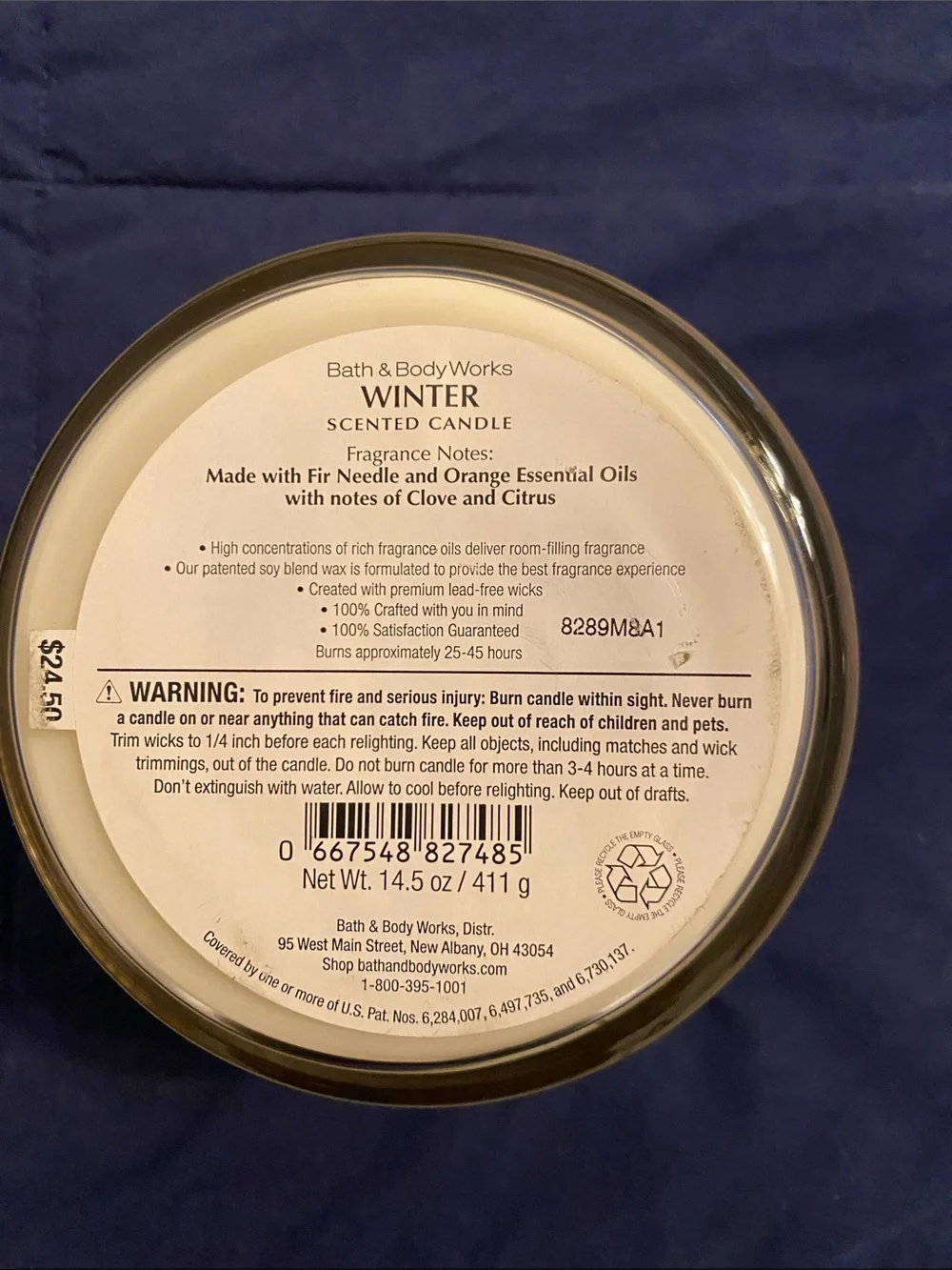 Bath & Body Works Winter 3-Wick Candle - Picture 6 of 8